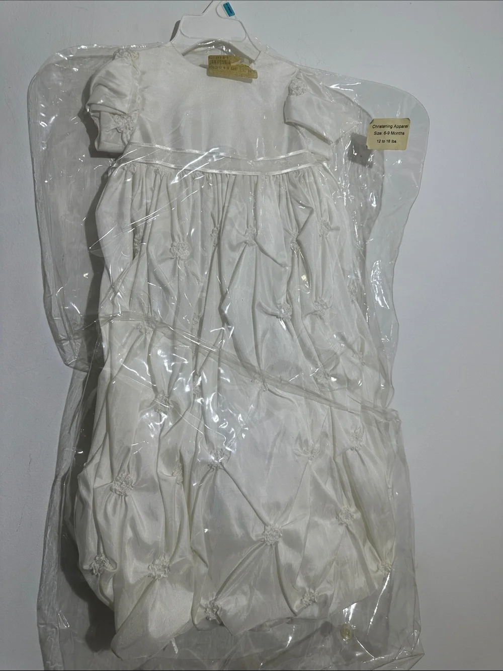 Ivory Girls' Special Occasion Dress with Puff Sleeves